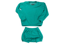 Load image into Gallery viewer, Aquamarine Sponge Set | Long Sleeve with bloomer
