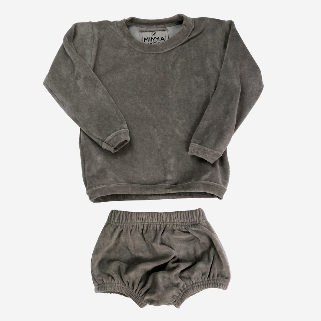 Stardust Velvet Set | Long Sleeve with bloomer